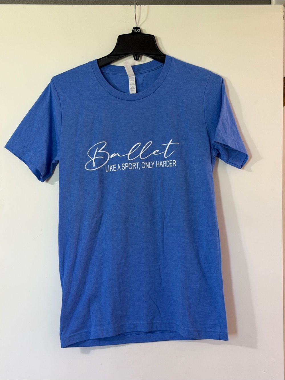 Bella Canvas Royal Blue 'Ballet' Short Sleeve Tee
